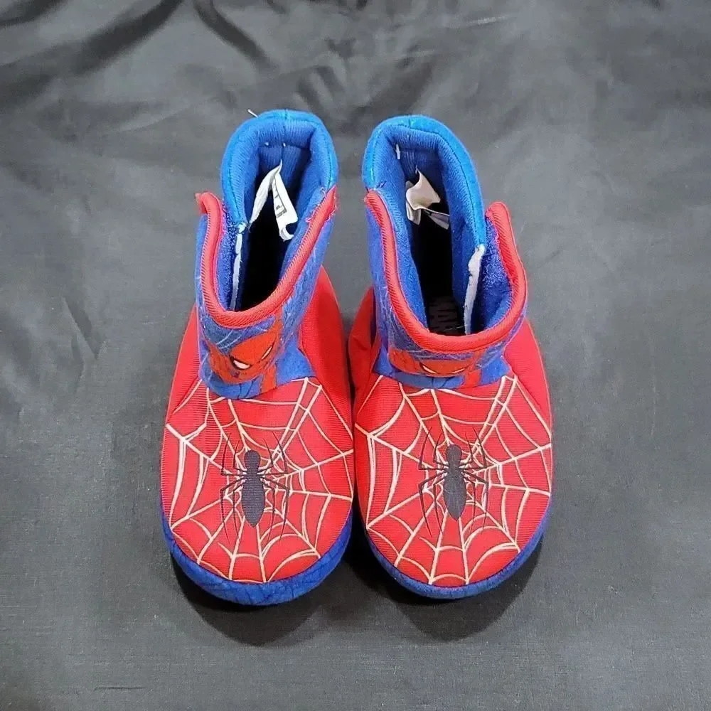 BRAND NEW MARVEL BOY'S SPIDER-MAN SLIPPER BOOTIES